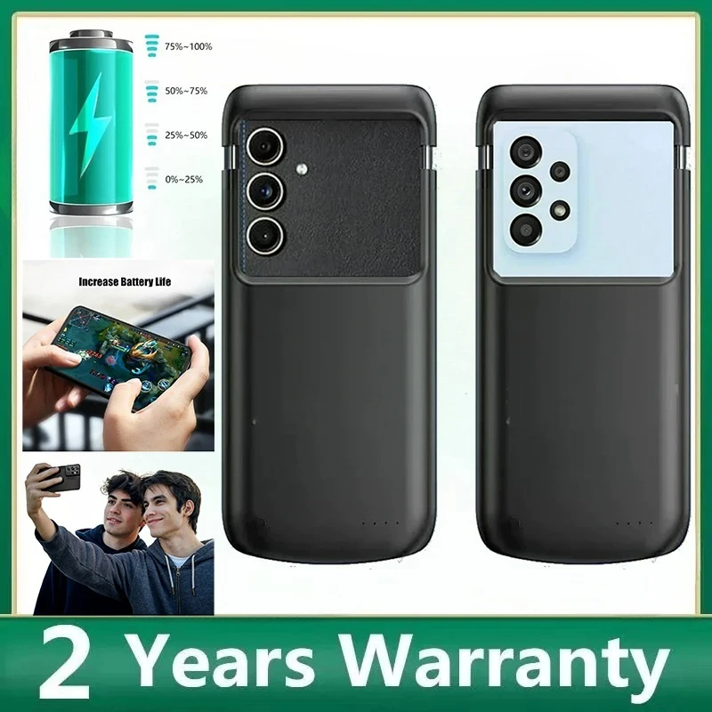 

New Universal Battery Charger Case for Samsung Galaxy A56 A55 A54 A53 A52 A51 A50 A30 A25 A71 A36 A14 A15 A16 A13 10000mah Phone