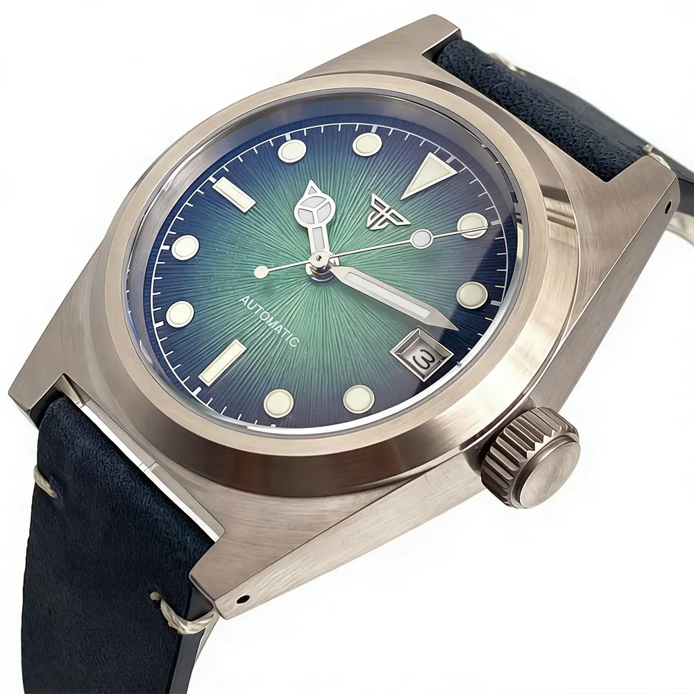Tandorio 200m Waterproof Dive Automatic Watch for Men Miyota8215 Asia2824 38mm Mechanical AR Coating Sapphire Crystal Date