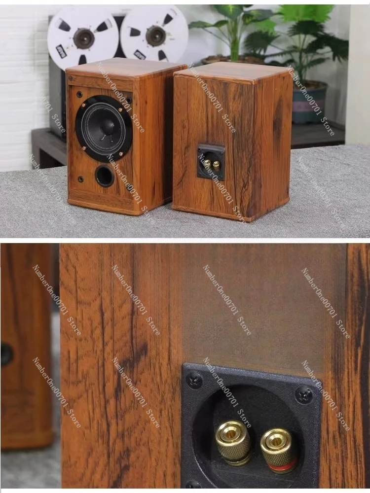 

4 Inch Full Range HiFi Bookshelf Speaker, Premium High Fidelity Audio System