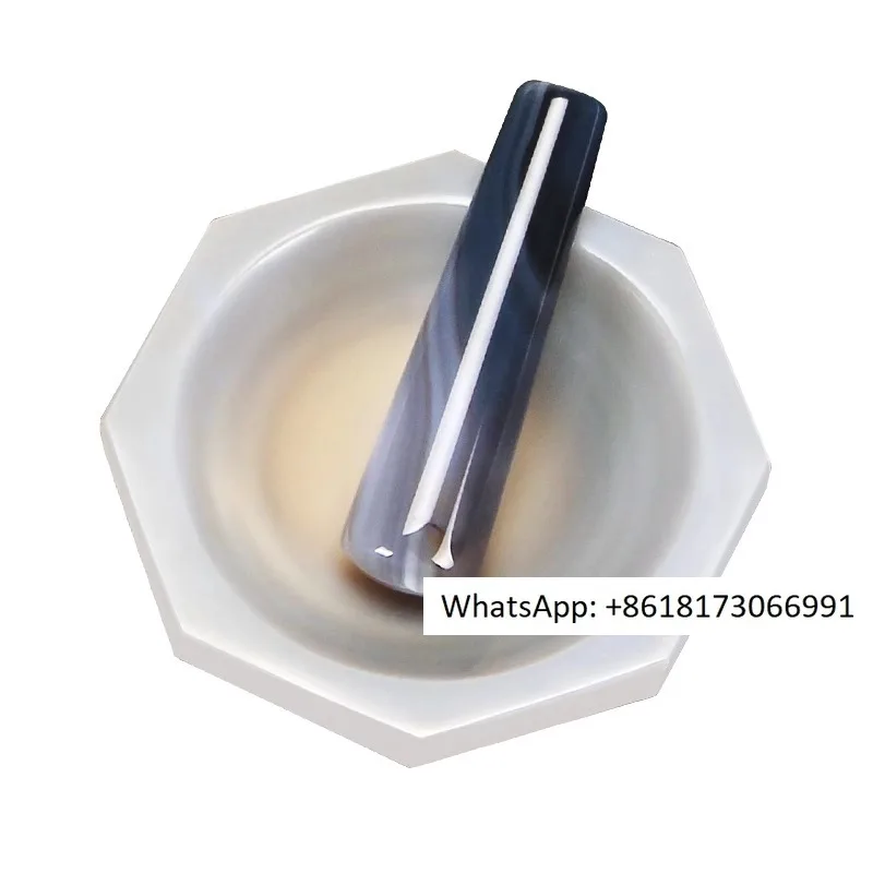 

Natural agate grinding bowl, laboratory ball milling jar, wear-resistant grinding bowl, inner diameter of grinding rod jar