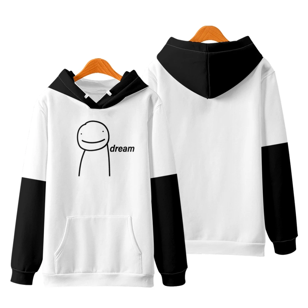 Sapnap Dream Team SMP Merch maglione con cappuccio cappotto sciolto autunno/inverno da uomo e da donna intorno ai vestiti