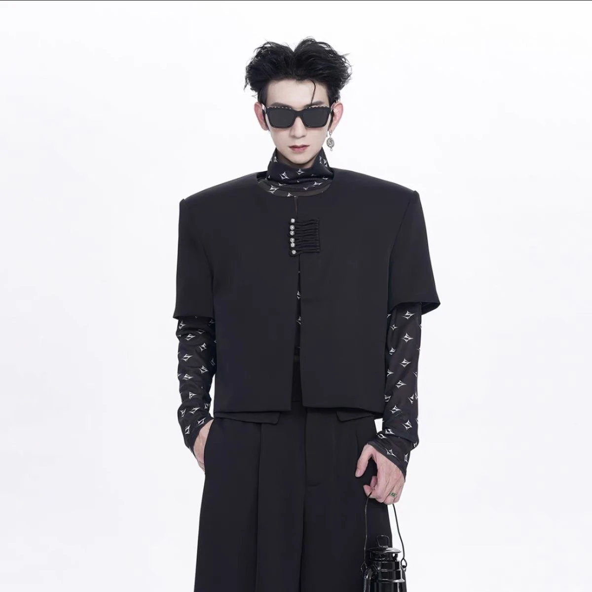 

Новый китайский мужской костюм ort Sve Jaet с подкладкой k Bla, летний повседневный костюм, пальто, молодежный тренд, осенняя одежда