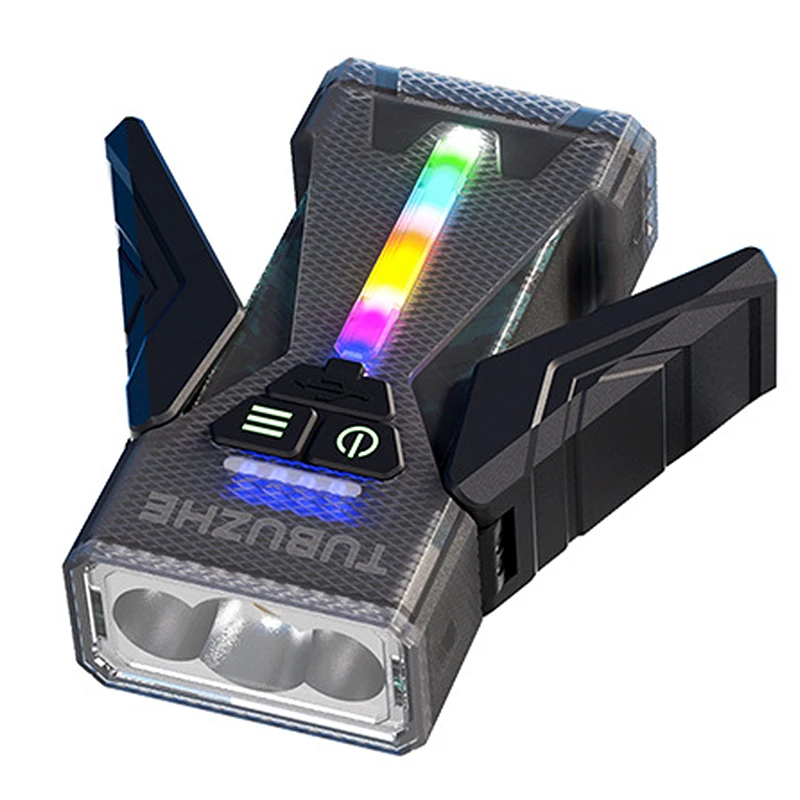 

SD-M19 Фонарик с несколькими источниками света и боковым освещением RGB 5000 люмен Магнитная реклама Type-C Перезаряжаемый водонепроницаемый