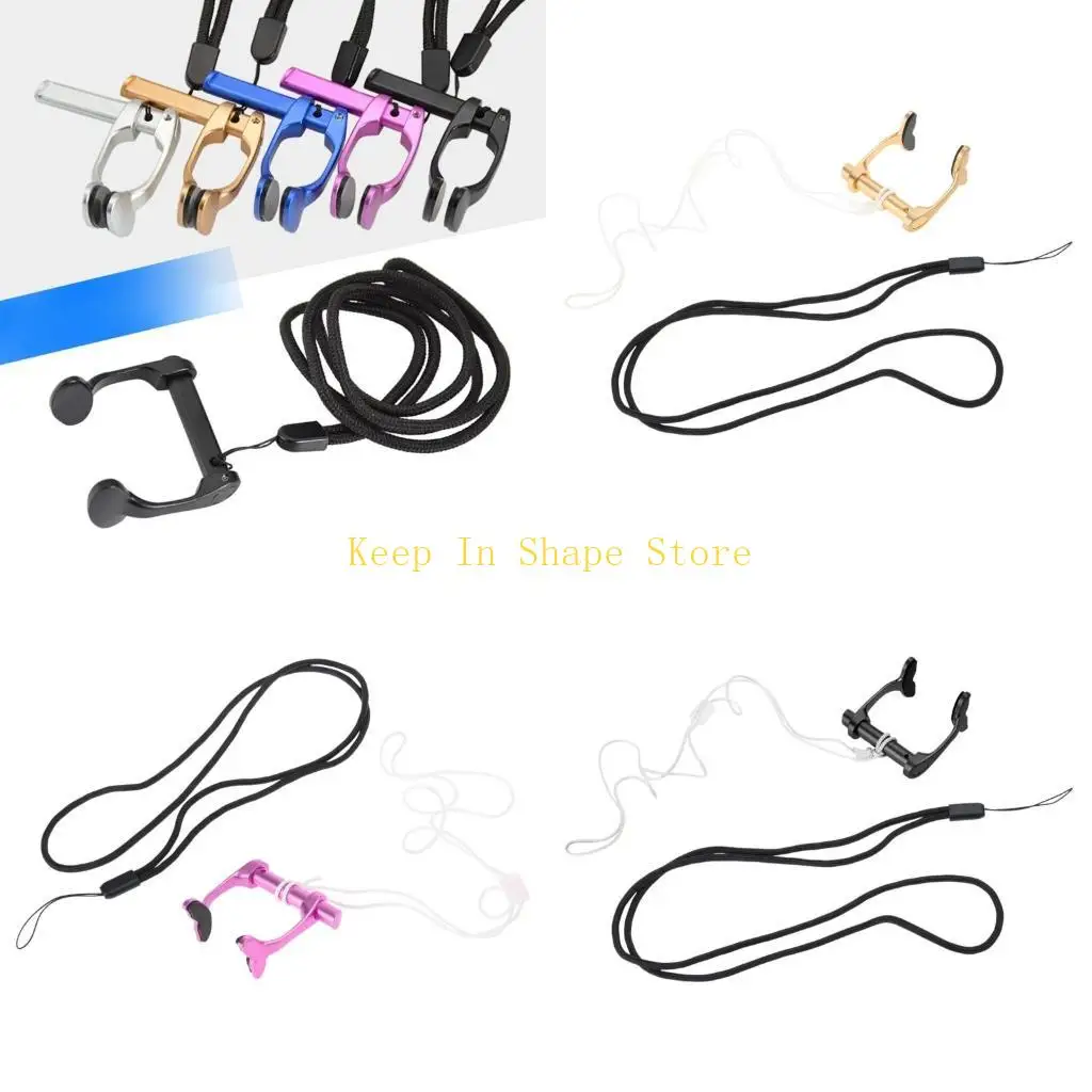 

U1JC Зажим для носа для плавания со шнурком. Защита носа для взрослых для плавания и серфинга.