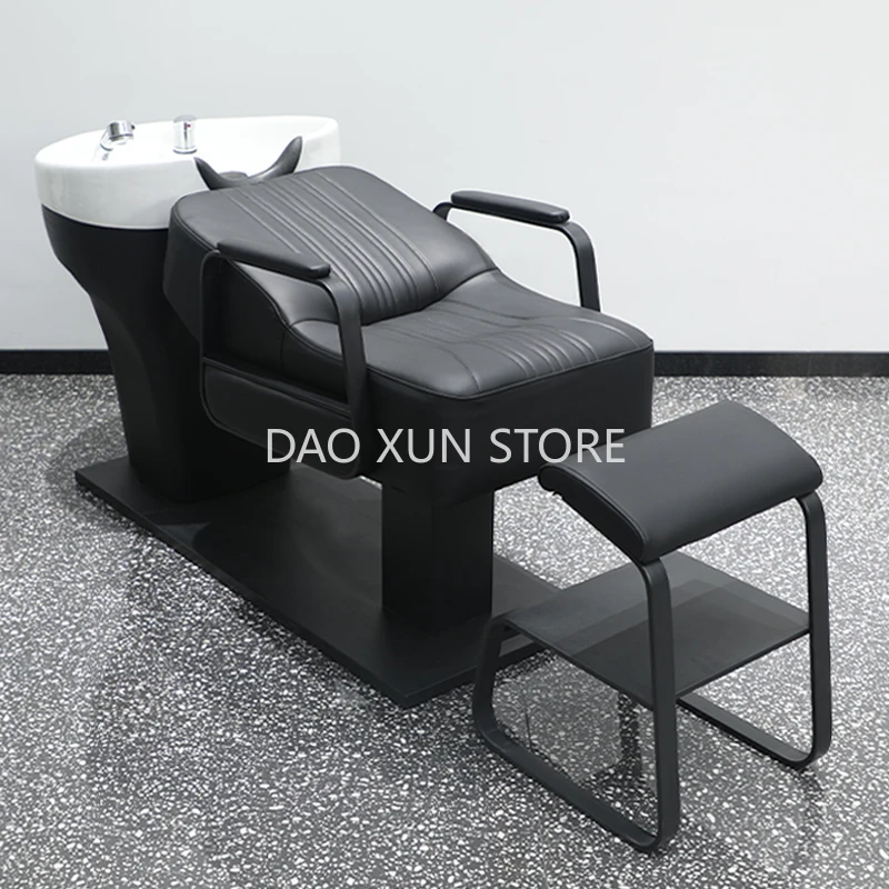Japanese Head Spa Beds Hair Washing Luxury Fashion Shampoo Chair Salon Minimalistic Shampouineuse Salon Equipment MQ50SC