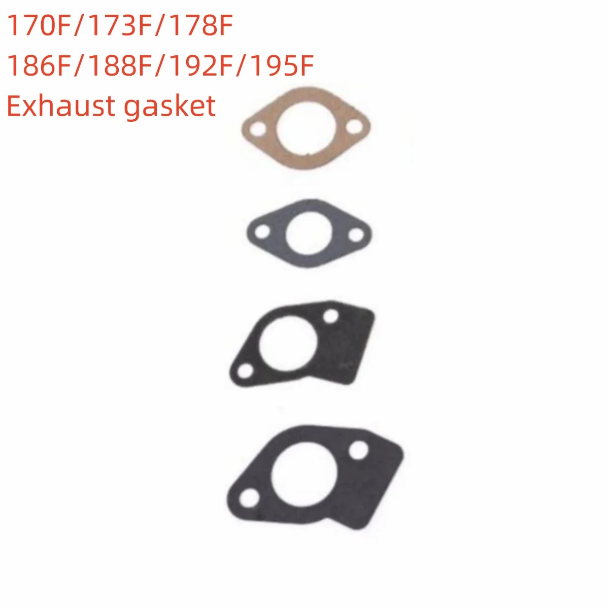 Pressure Relief Cover Gasket for 1 Cylinder Diesel Engine Exhaust Pipe Compatible with 170 173 178 186F 188F 192F 195F Generator