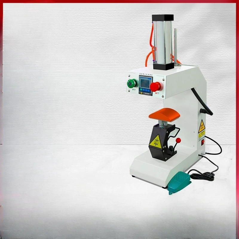 

Single station pneumatic hat ironing machine, logo trademark printing, hot sublimation transfer printing, hot stamping