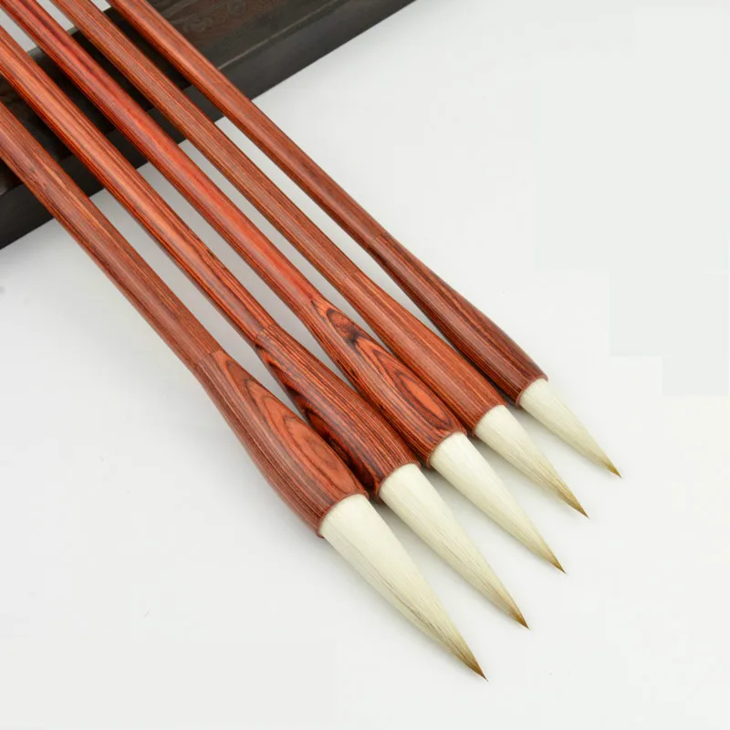 Chinese Calligraphy Brush Set Regular Seal Script Writing Calligraphie Brush Freehand Traditional Ink Painting Calligraphy Brush