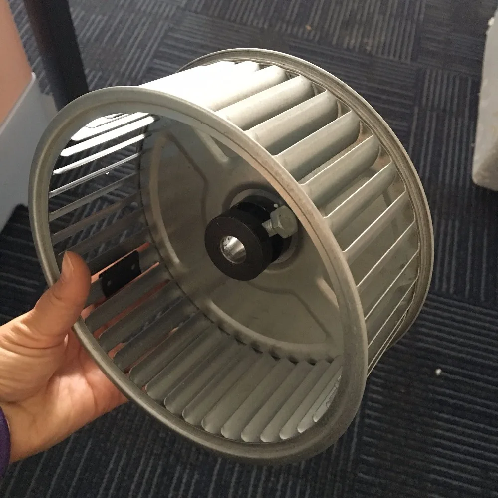 

1Pc 7"Dia Centrifugal Vane Motor Blades Fan Impeller Sliver Tone B Type Blade right-handed rotation OR A Type Blade left-handed