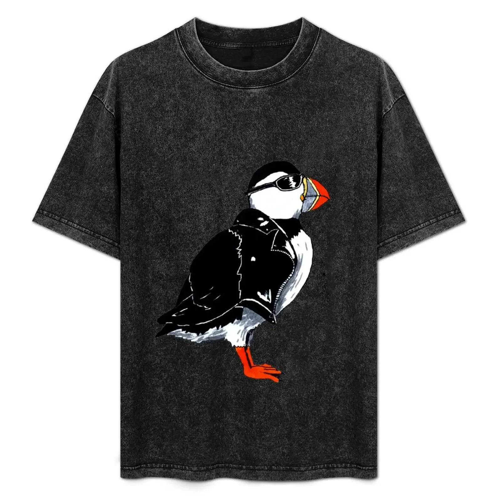 

Badass Puffin T-Shirt Soft Lightweight Cotton T-Shirt