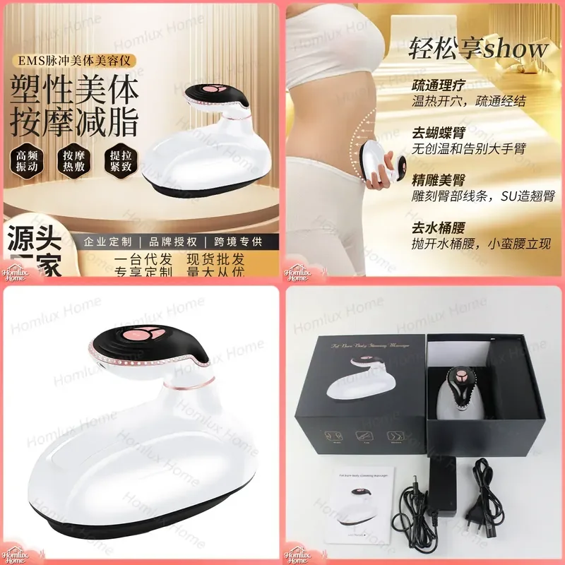 Electronic Beauty Device for Face and Body Shaping Slimming Microcurrent Massager Color Light Therapy Fat Burning Full Body