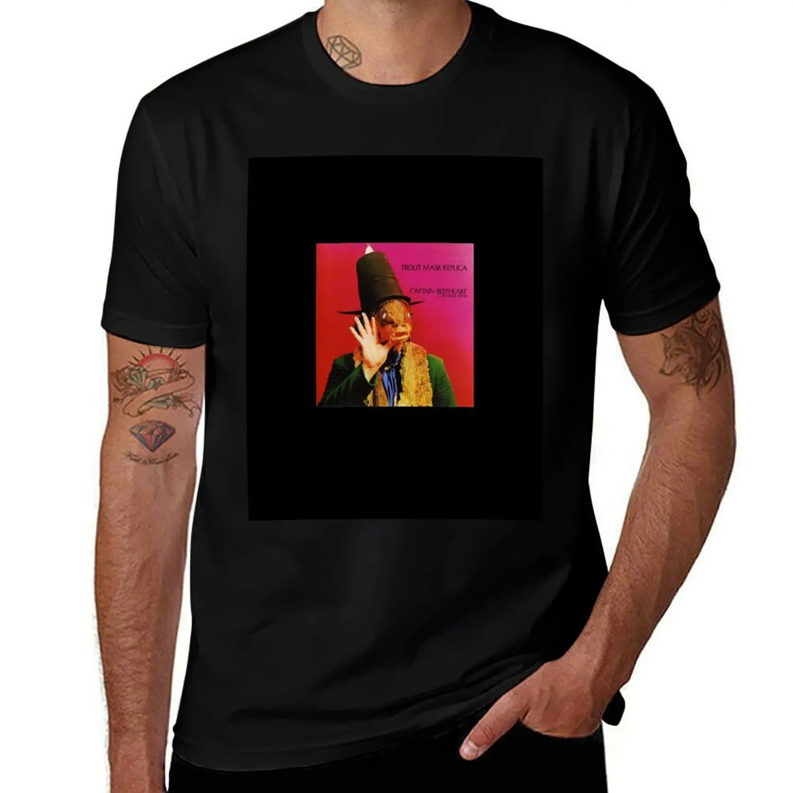 

Vintage Classic Captain Beefheart Trout Retro Style T-Shirt man t shirts for men t shirt personalised