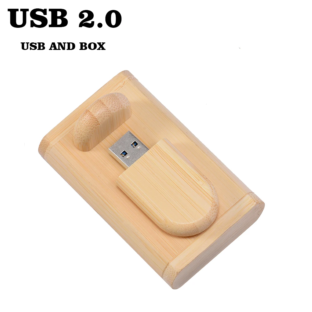 Wooden Box + USB Flash Drive 64GB Wedding Photography Gifts Pen Drives Wholesale Memory Stick U Disk 4GB 8GB 16GB 32GB 128GB