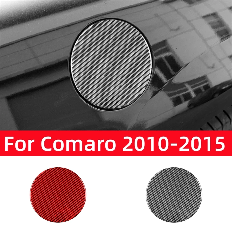 Real Carbon Fiber for Chevrolet Camaro 2010 2011 2012 2013 2014 2015 Accessories Car Fuel Tank Cap Trim Cover Decoration Sticker