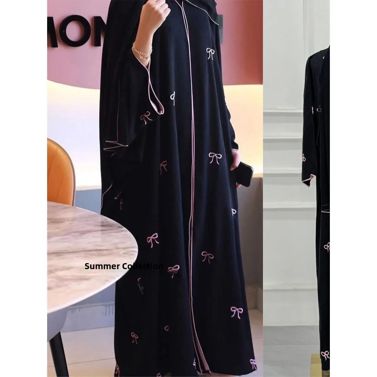 

Travel Bow Embroidered Open Cardigan Robe Women's Style Spring Season Fashionable Traditional Chinese Ethnic Clothing