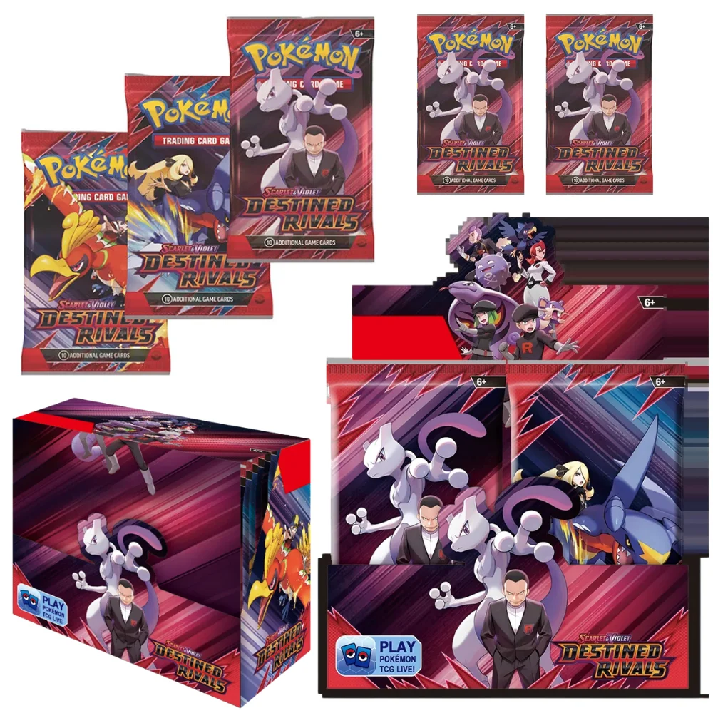 Pokemon Glurak-Karte Destined Rivals Prismatic Evolutions Karte Stellar Crown 151 Ultra Prism Booster Kampf-Geschenkset