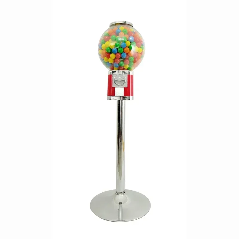 Customized  small candy vending machine gumball dispenser machine with stand bracket