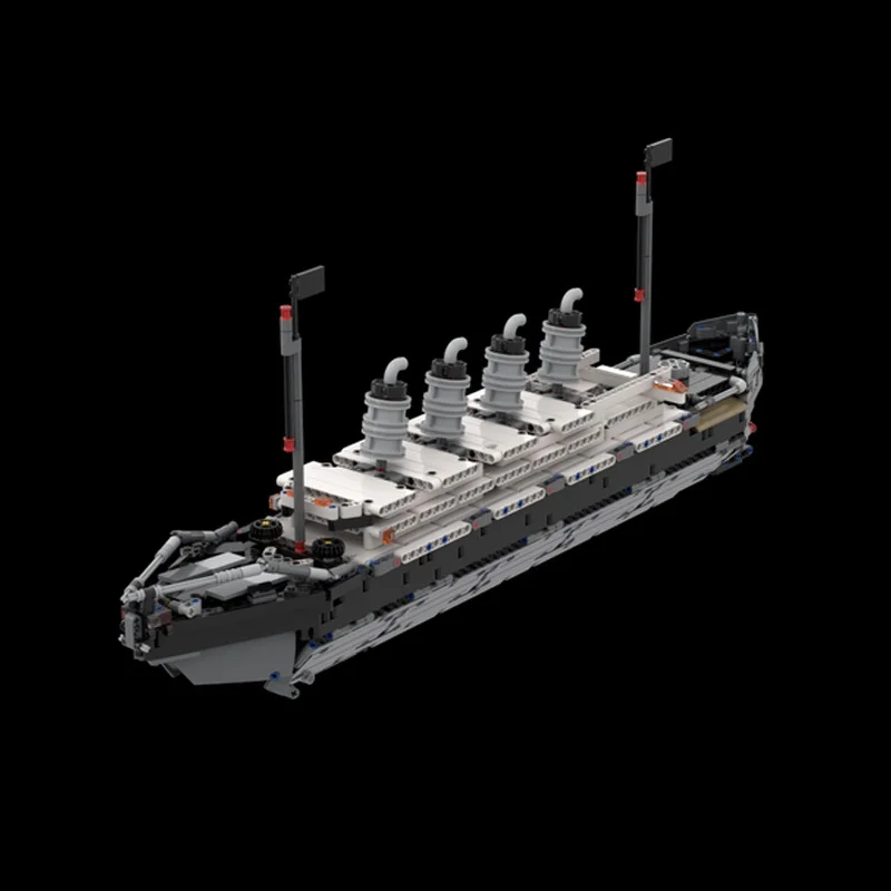 1705pcs MOC B MODEL Rms TITANIC Technical Building Toy Blocks Construction Christmas Gift Creative Education Brick Birthday
