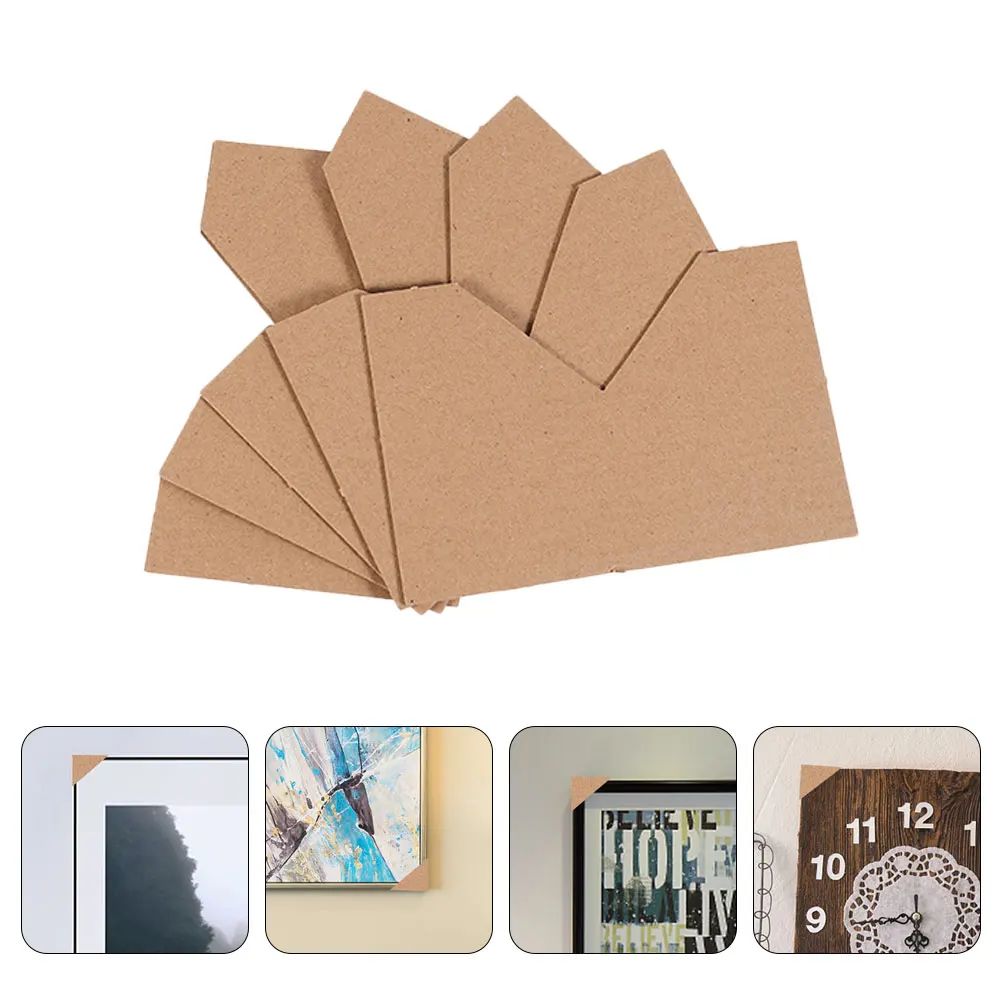 50 Stück Eckenschutz, Bilderrahmen, Papierkanttenverpackung, leicht, wiederverwendbar, Fotorahmenschutz, Verpackung, Kantenschutz