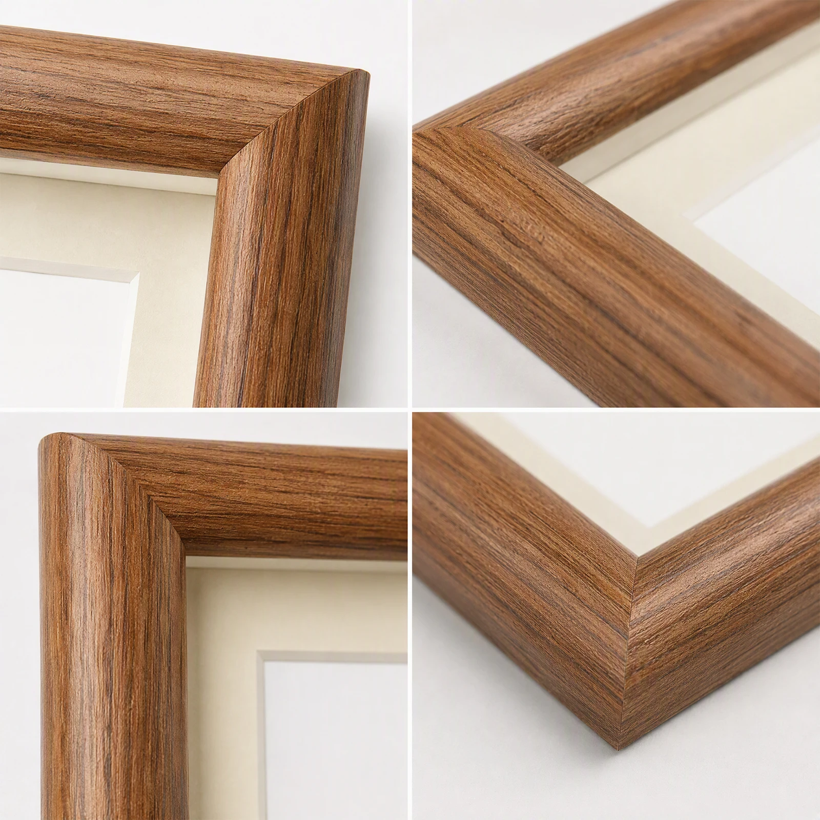 Wood Frame Home Decor Square Foldable Stand Display