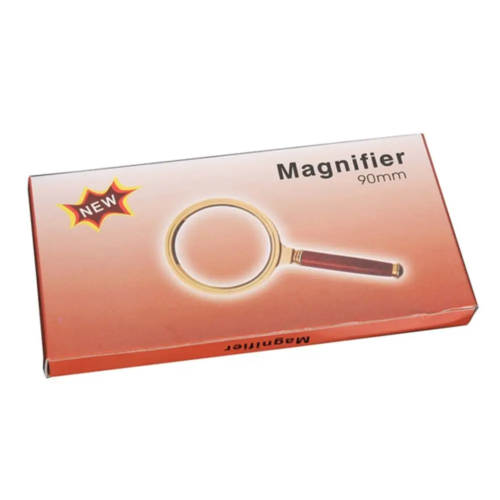 Professional 10X 70/80/90/100mm Microscope Reading Jewelry Magnifiers Magnifying Glass Lens Handheld