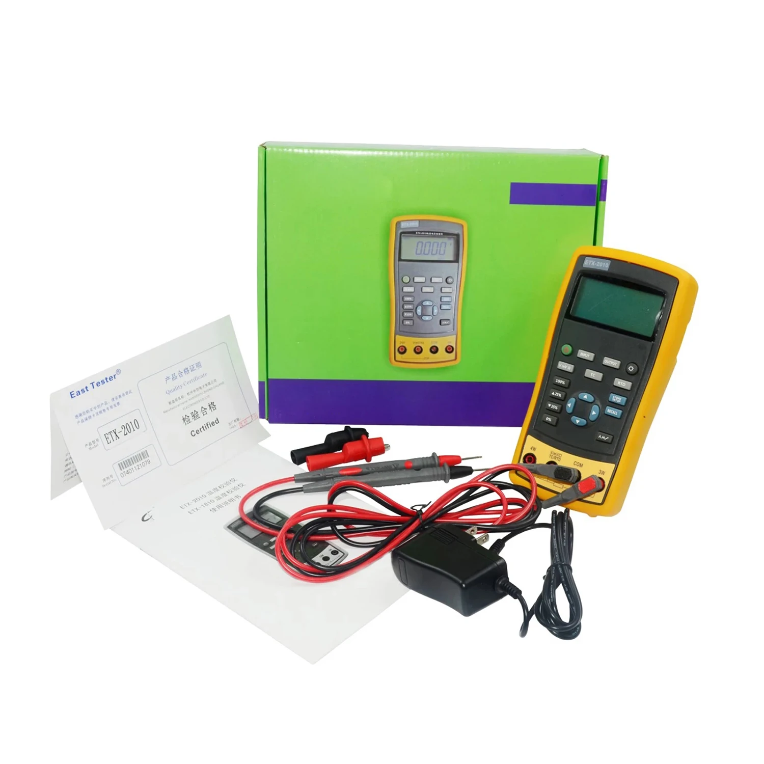 ETX-1810 ETX-2010 الحرارية المحمولة معاير RTD معاير TC الحرارية عالية الدقة مصدر متر متعدد