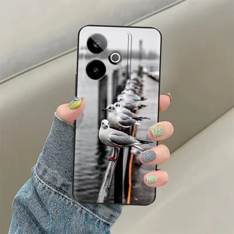 حافظة هاتف لهاتف Realme GT 7 GT 7T 5G النسخة العالمية شل حماية غطاء خلفي من البولي يوريثان لـ Realme GT 7T GT7 7 T حافظة GT7T Coque Capa