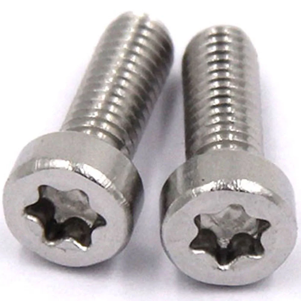 5-100Pcs/Bag  ISO14580 M2 M3 M4 M5 M6 SS304 Torx Socket Thin Head Cap Machine Screw