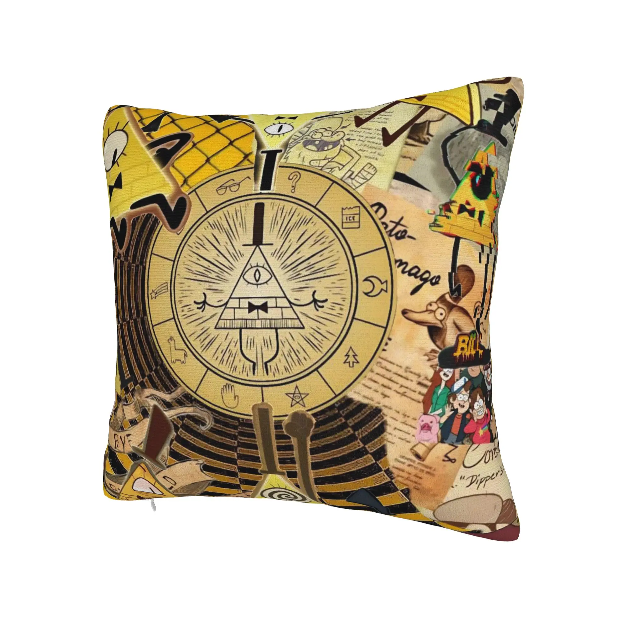 Decorative Pillowcases G-Gravity Falls Accessories Sofa  Pillow Case Cover Zippered Multiple Sizes