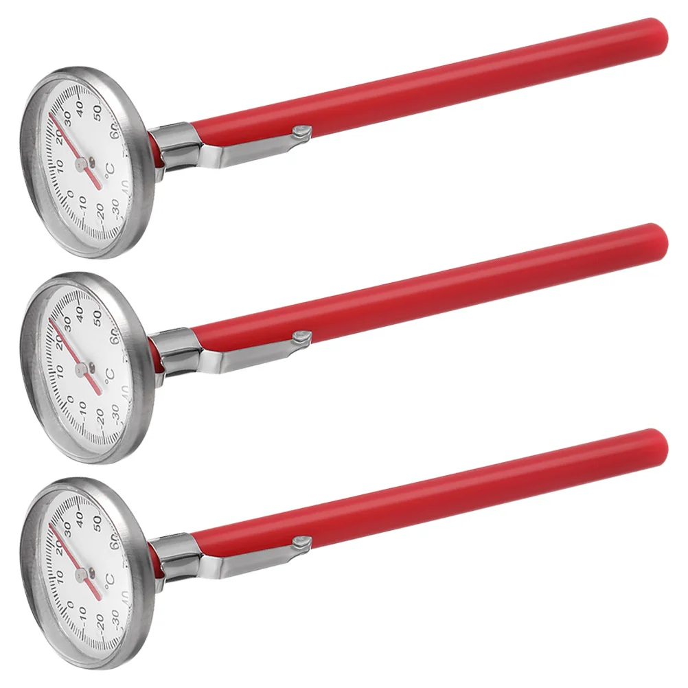 

3Pcs Mechanical Thermometer for Car Air Conditioner - Compact Sturdy Design with Clear Readings Easy to Install Dashboard Vent