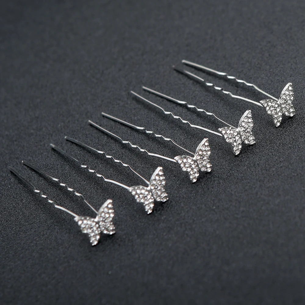 20 stücke Koreanische Haar Zubehör Braut Legierung Floral Strass Haar Sticks Vintage Hanfu Gefertigte Haar Leistung Kopfschmuck – Detail 7
