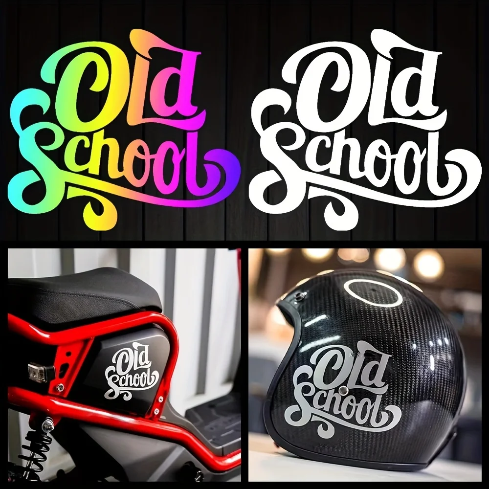 Vintage Motorcycle Sticker Retro Style Waterproof Vinyl Decal Helmet Fuel Tank Body Yamaha Bike Decoration Accessory