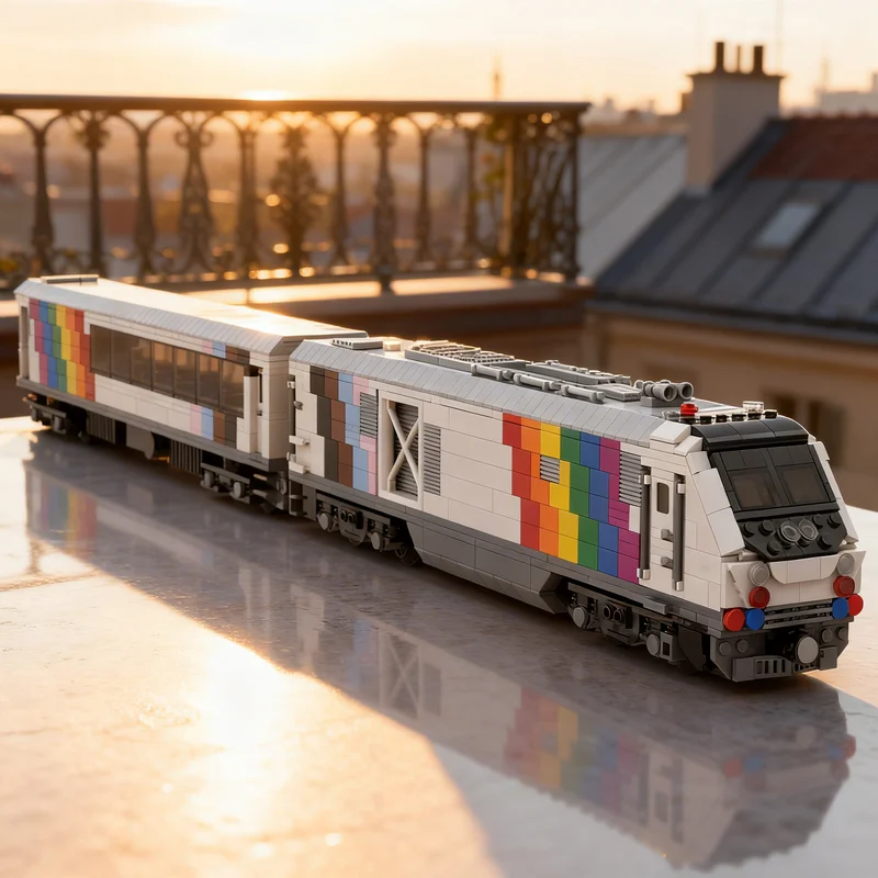 

2932pcs MOC Progress Express Starter Pack Train Model Building Blocks Toy Gift Creative Display Collectible Desk Premium Adult