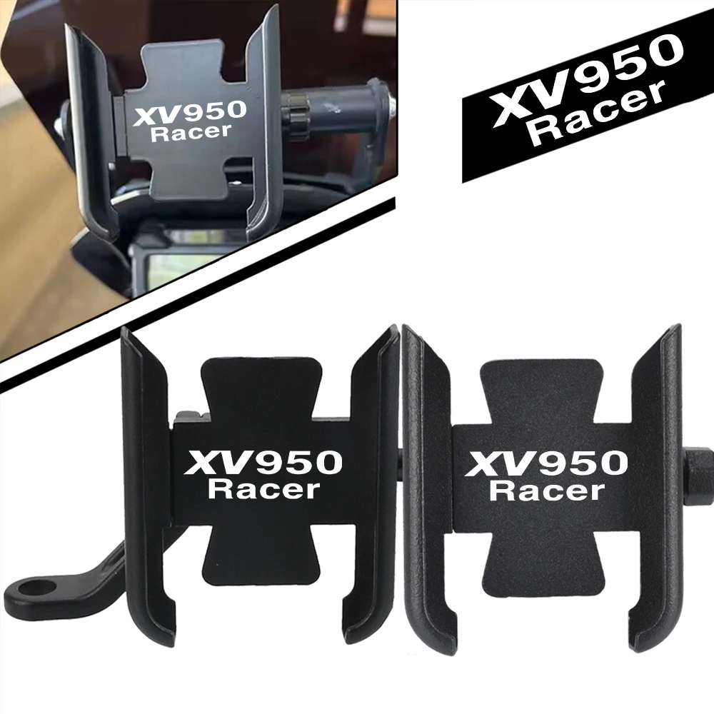 

Motorcycle Handlebar Handle bar Mobile Phone Holder GPS Stand Mount Bracket For YAMAHA XV 950R ACER 2016 2017 2018 XV950RACER