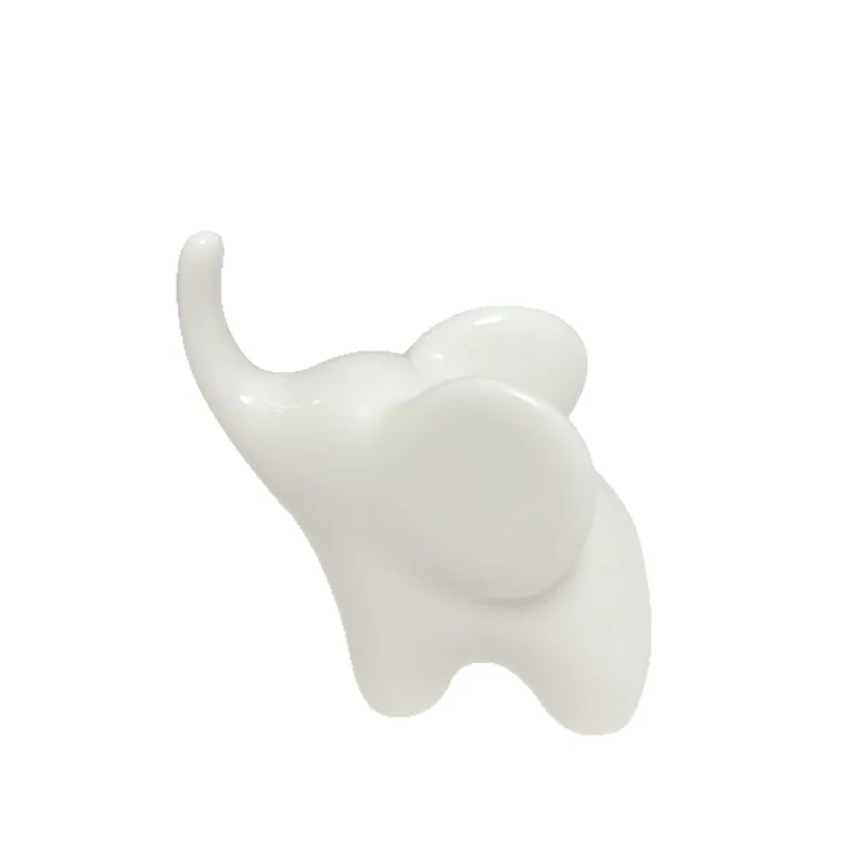 

Ceramic elephant ornament, home office desktop decoration, baby elephant ornament