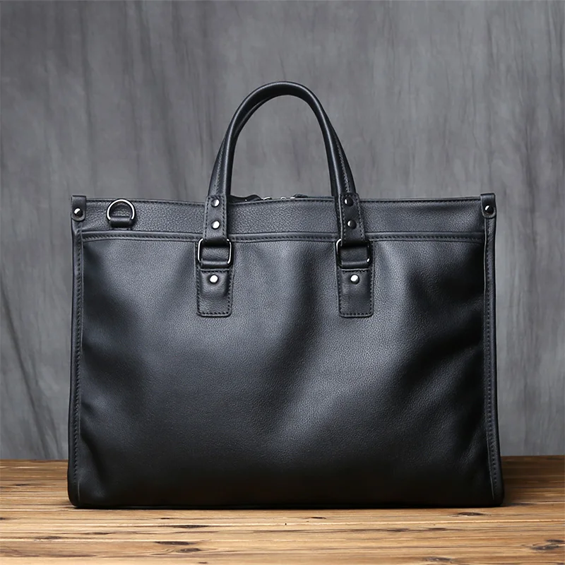 NZPJ Echtem Leder Männer Aktentasche Natürliche Rindsleder Casual Handtasche Weiche Leder Business Schulter Tasche Für 16 Zoll Laptop – Detail 22