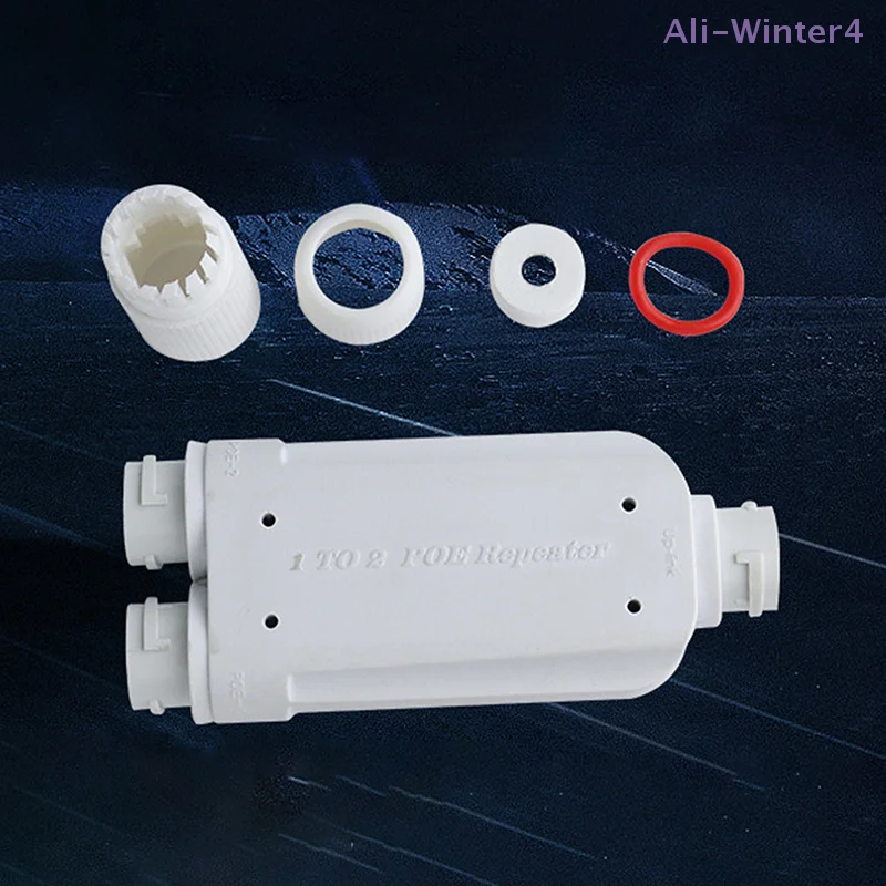 

【Winter4】2-портовый водонепроницаемый POE-ретранслятор IP66 10/100 Мбит/с, удлинитель PoE 1-в-2 с IEEE802.3af/at 48В для POE-коммутаторов и камер