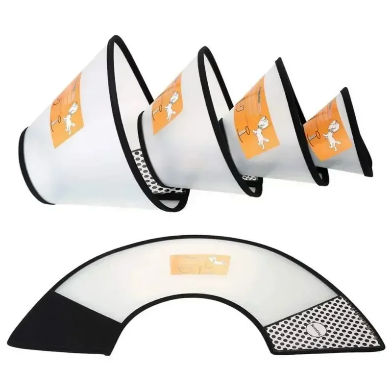 Collar de sujeción antimordedura para mascotas, anillo de cono de recuperación para perros pequeños y grandes, accesorios de curación de heridas para gatos