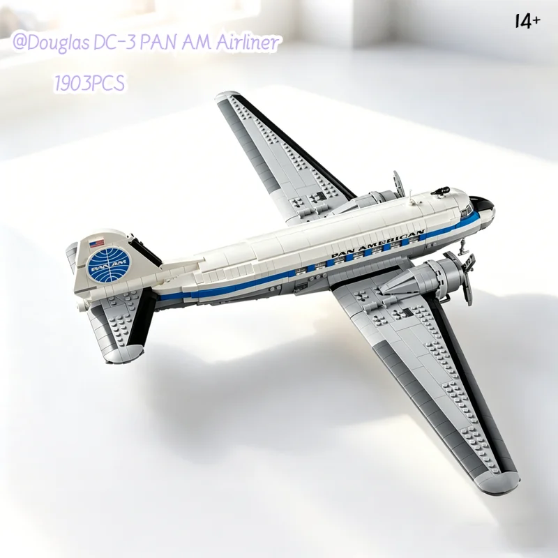 

In Stock 1903PCS Creative Airplane Model Airliner MOC 11378 Building Blocks Aircraft Model for Adults Plane Enthusiasts Gifts