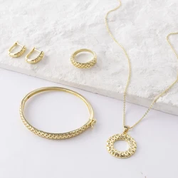 LUIZADAFashionable and Exquisite Women's Jewelry Set Wedding Jewelry Accessories Gift
