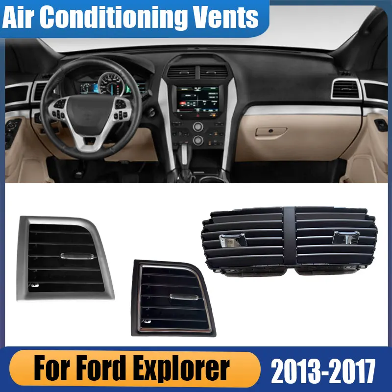 

Car Accessories For Ford Explorer 2013 2014 2015 2016 2017 Inner Console Dashboard Air Conditioner Air Outlet Air Refresh Vent