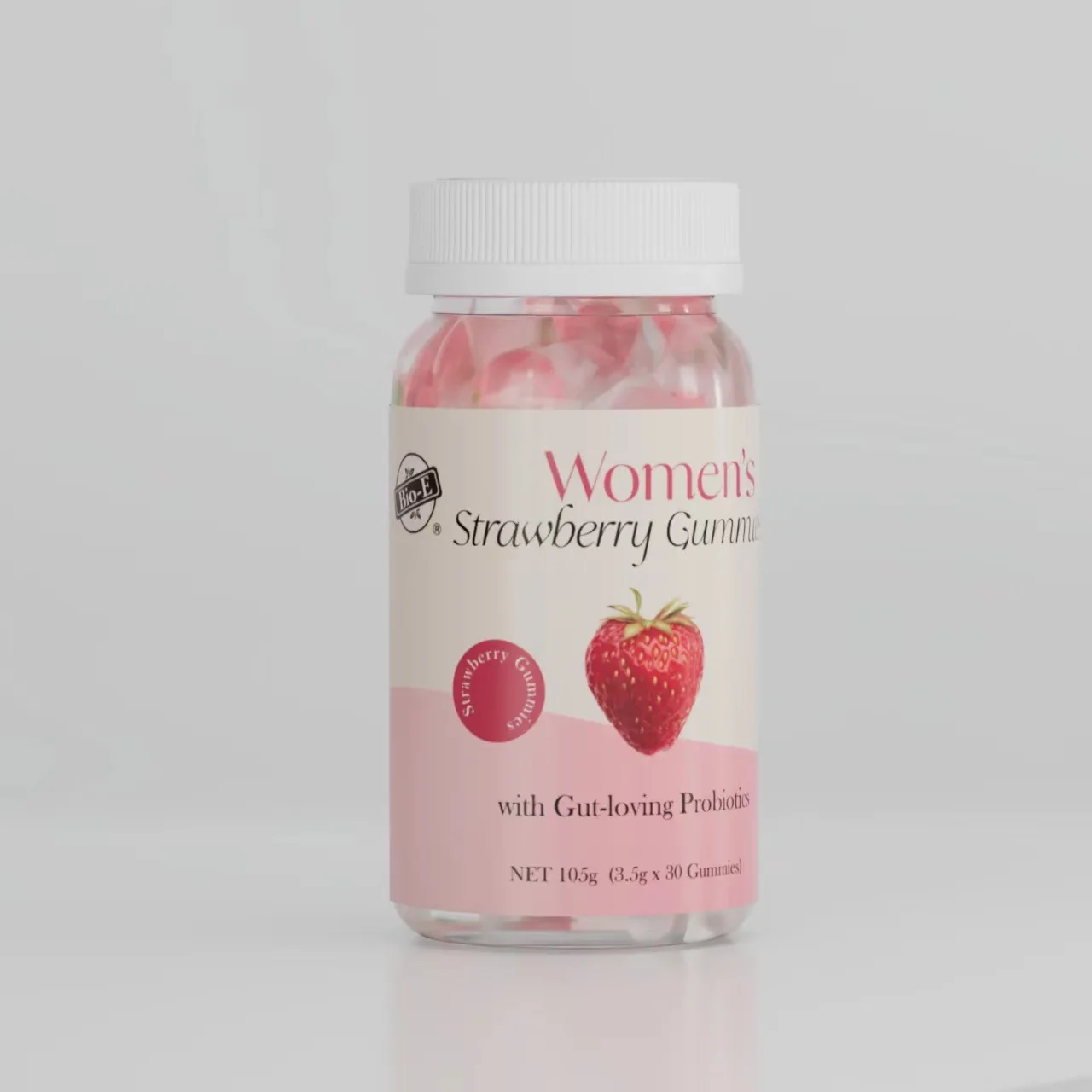 Female Friend Probiotics Gummies Cranberry Private Care Lactobacillus Small Strawberry 90 Gummies