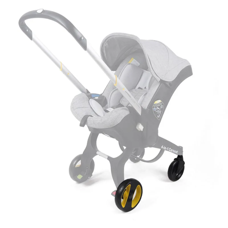 Pram Wheel For 4 In 1 Carseat Compatible Similar Pushchair With Bearing Axle Stroller Front Or Rear Wheel Bebe Accessories