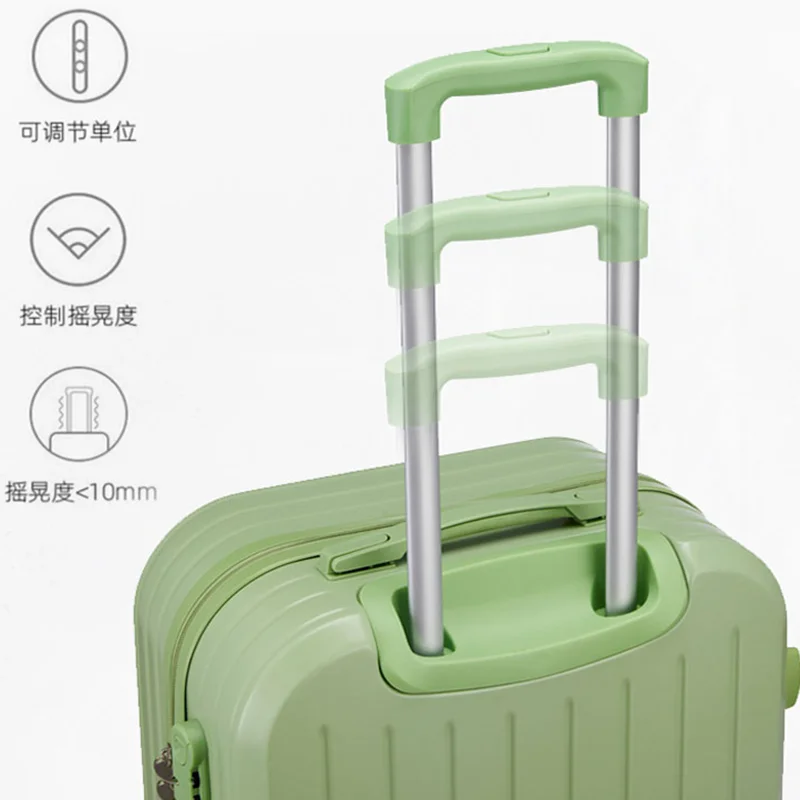 Suitcase pull rod box Female new male 20 students silent universal wheel combination box strong durable travel box