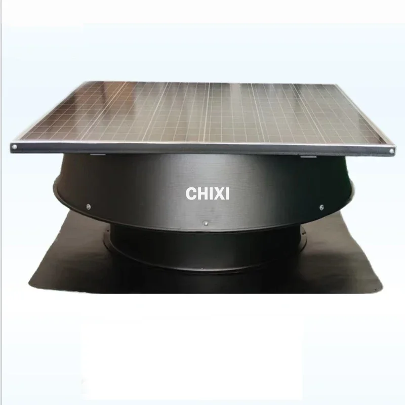 Solar panel powered Industrial Heat Extraction Ceiling Ventilation 40W Roof Exhaust Fan Heat Cooling Ventilation Suction Fan