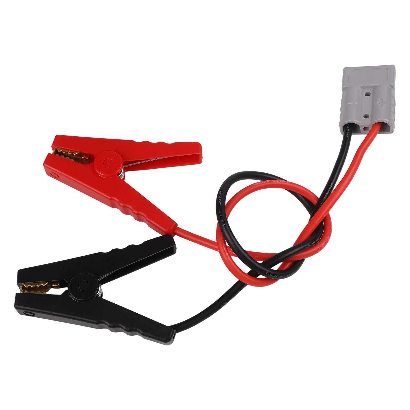 

50A Battery Connector for 12V Systems with For Alligator Clip Clamps Perfect for Diverse Vehicle Types like RVs and Boats