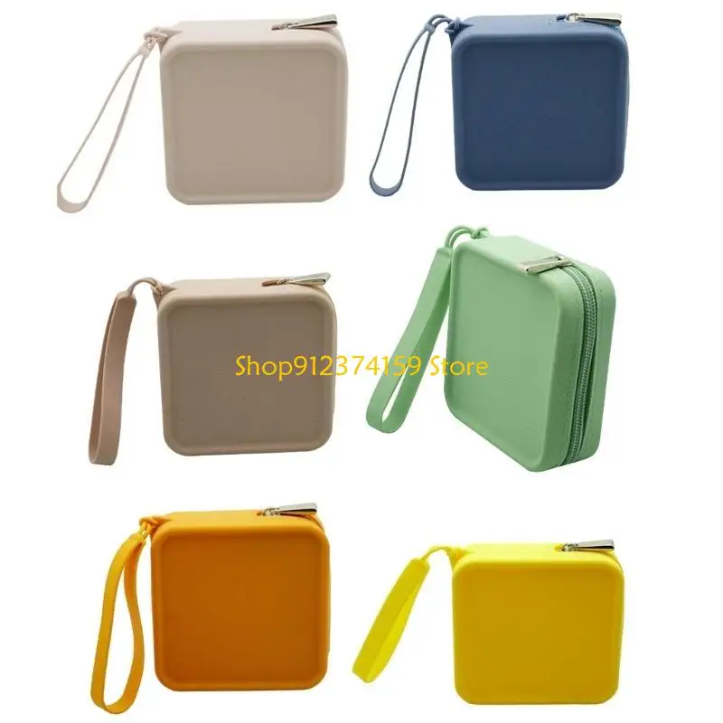 

G5AE Silicone Waterproof Storage Bag for Earphone Cable Lipstick Pocket Cosmetic Bag