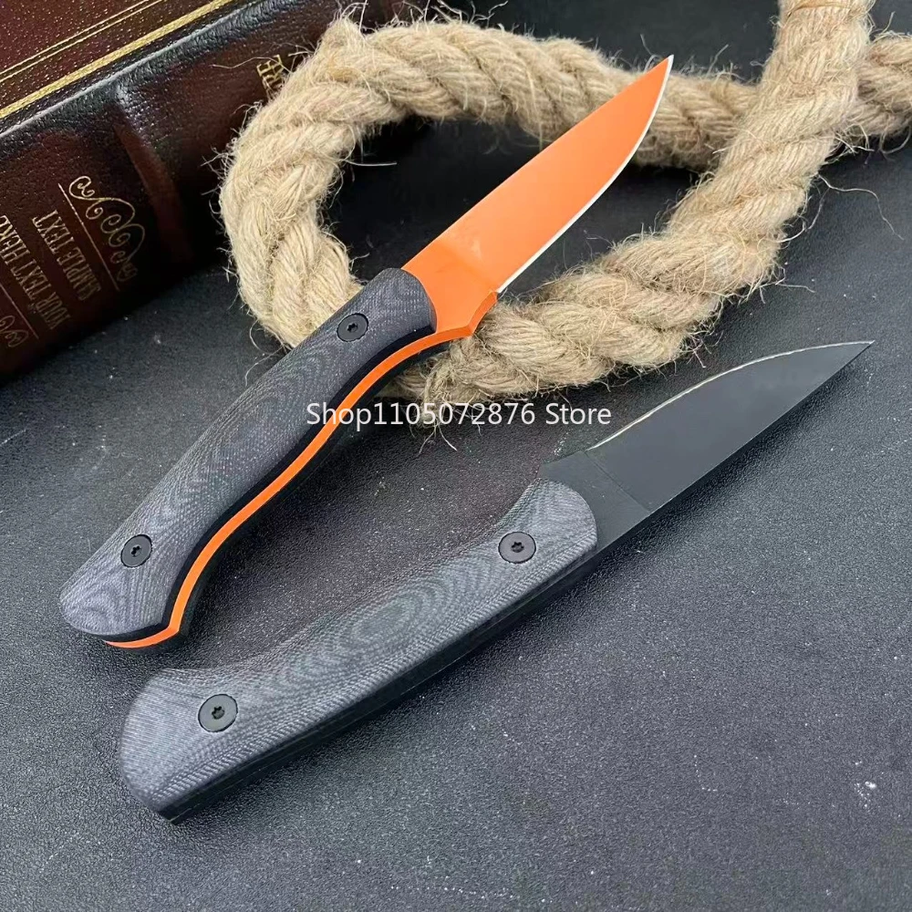 

8Cr13Mov Blade Practical Knife, for Outdoor Exploration, Hiking, Fishing, High Hardness Utility Tool, Fixed Blade Camping Knife