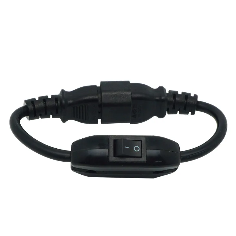 C14-C13 Extension Power Cord IEC 320 C13 Female to C14 Male with 10A On/Off Switch Power Adapter Cable