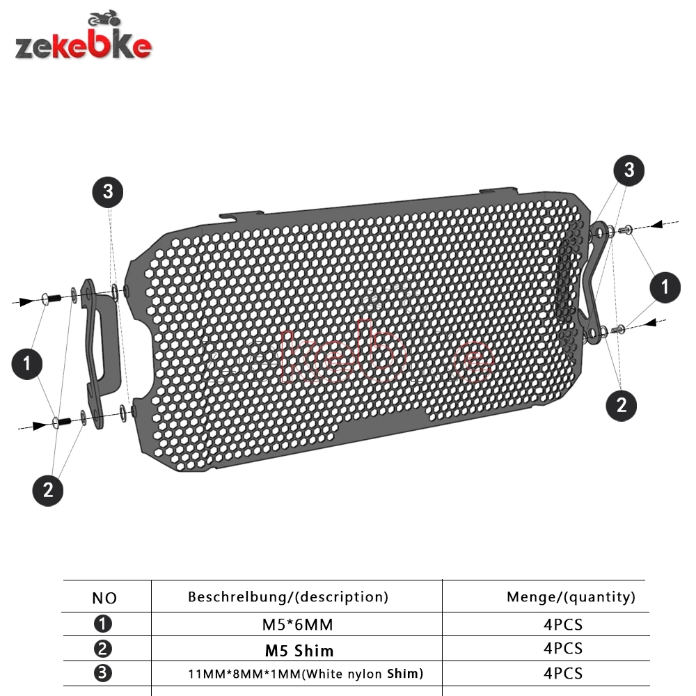 

FOR HONDA NC700 S X 2012-2016 Integra 700 Motorcycle Radiator Grille Guard Cover Fuel Tank Protect Integra 750 NC750 S X 2013+